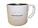 Starbucks Stainless Steel cup with wire handle White finish (White)