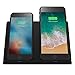 YOLIKE Wireless Charging Pad Foldable, Dual Wireless Charger Stand for iPhone Xs,iPhone XR,iPhone Xs MAX iPhone X iPhone 8 Plus iPhone 8,Samsung Note9 S9+ S9 Note8(QC Adapter Included)