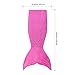LANGRIA Glittering Flannel Mermaid Tail Blanket and Mermaid Blanket for Girls Kids Adults Super Soft Warm Lightweight in Living Room Bedroom All Seasons (60’’X25’’, Pink)
