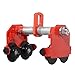 VEVOR Manual Trolley 1/2 Capacity Push Beam Trolley 1100LB Push Trolley Adjustable for I Beam Flange (0.5T)