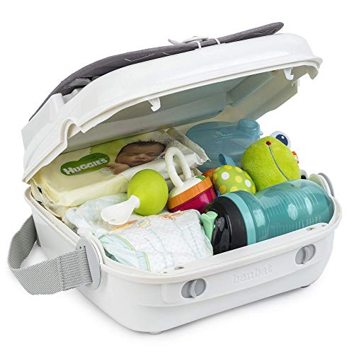 Benbat On-The-Go High Chair Booster Seat YummiGo2 (Grey and White) - Thumbnail 2