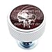 TRICKTOPPERS Custom Chrome Billet Aluminum Knurled Fender Seat Bolt for 1996 - Up Harley Road Street Glide Dyna Sportster Softail 1/4-20 Thread Pitch - Skeleton Skull Punisher Skull Tribal