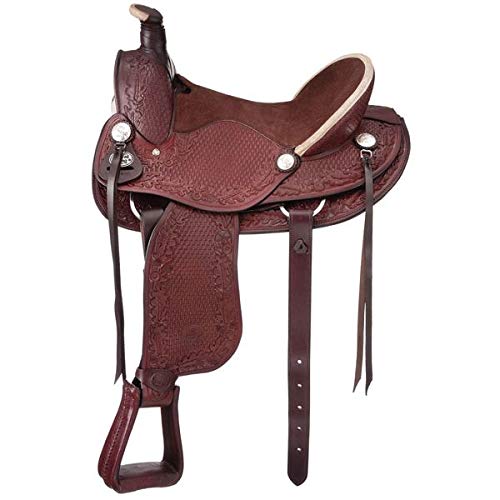 Royal King Texas Roper Saddle Medium Brown 15.5