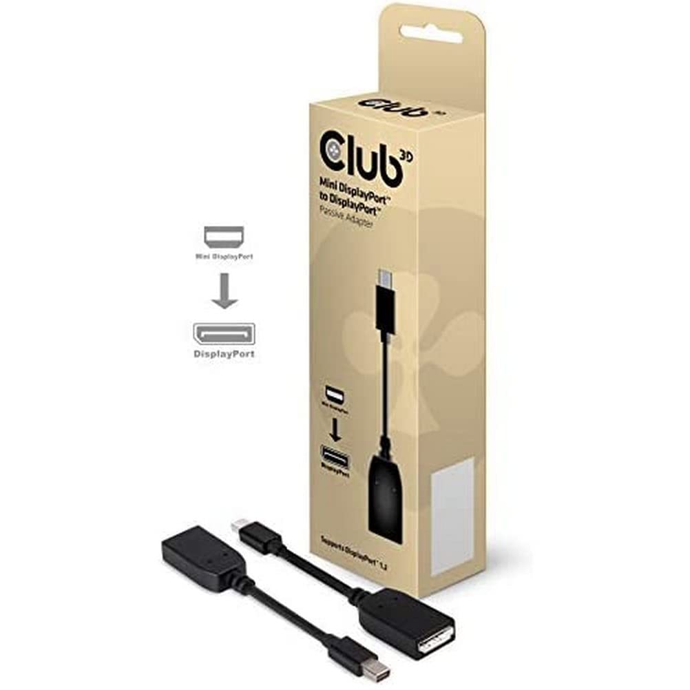 Club 3D Mini DisplayPort black Black