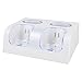 Wii Charger Battery Pack 12V ,Cocare C13 Wii Charging Station with Four Ni-MH Wii Rechargeable Batteries For Nintendo Wii Remotes-White