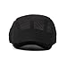 Bigface Up 2 Pack Men's Flat Cap Mesh Beret Cabbie Hunting Hat Summer Newsboy Ivy Cap(Black+Khaki)