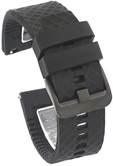 Correas de reloj de silicona de liberación rápida para hombres y