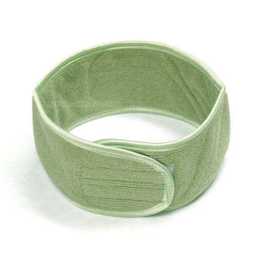 Genuine Luxury Microfiber Spa Headband, Olive Green (AH6001O)