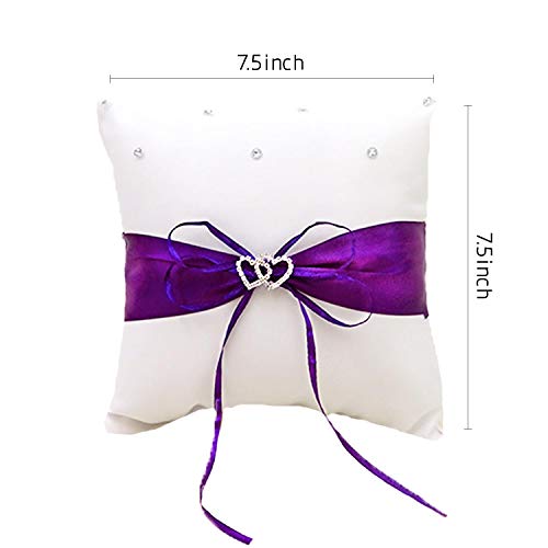 image for TRUE LOVE GIFT Ring Bearer Pillow and Wedding Flower Girl Basket Set L