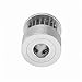 uxcell Timing Pulley Flange Wheel Aluminum 20 Teeth 6.35mm Bore 2mm Pitch for 6mm Belt