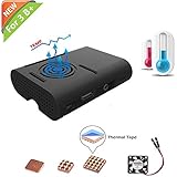 [Updated Version] Raspberry Pi 3 B+ Case, iUniker Raspberry Pi Case with Cooling Fan, Raspberry Pi Case with Fan for Raspberry Pi 3 b Plus,3 Model B, 2B (Black)