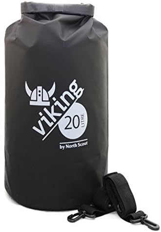 North Scout Waterproof Dry Bag with E-BOOK, 20L - Black