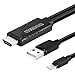 Lightning to HDMI Cable,Welmor High Speed HDMI Adapter,iPhone HDMI Cable,Lightning 1080P HD TV Adapter Cord for iPhone X/8/7/6/plus,iPad,iPod,Plug and Play(Black)