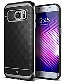 Galaxy S7 Edge Case, Caseology [Parallax Series] Slim Premium PU Leather Dual Layer Protective Corner Cushion Design for Samsung Galaxy S7 Edge (2016) - Black