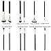 12 Pieces Makeup Brushes Set Premium Synthetic Hair Kabuki Makeup Brush Set Foundation Blending Blush Concealer Eye Face Liquid Powder Cream Cosmetics Brush Kit With Bag