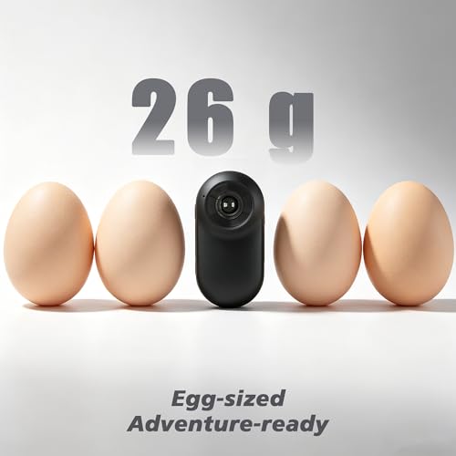 Frelisty Mini Body Camera with Magnetic Pendant & Waterproof Case,0.92 oz Thumb Size Body Cam, Wearable Bodycam for Hiking, Traveling, Vlogging, Portable POV Action Camera for Surfing, Snorkeling