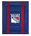 NHL New York Rangers Hockey Team 5pc Queen Bedding Set