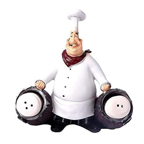 Buy Foonee Fat Italian Chef Figurines Resin Chef Kitchen Decor
