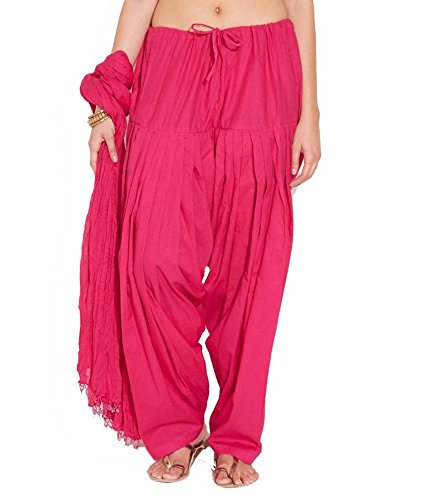 pi world collection rani pink patiala salwar with dupatta