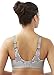 Glamorise Women's Plus Size Bounce Full-Support Sport Bra, Soft Grey, 36G