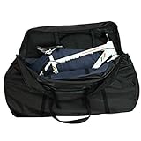 Weanas Bicycle Travel Cases Travel bag with Two Inner Pockets, Fork Protector and Free Luggage Straps Included, Road Bike MTB Airplane Transport Bag for bike