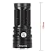 【】 Securitylng Powerful 3 Modes 2400 Lumens Flashlight Super Bright 4 LEDs Waterproof & Self-Defense Function Torch（18650 Battery Not Included)