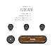 HaloVa Cable Clips Magnetic Cable Organizer Multipurpose Cord Management System Desktop Cord Holder, Black Walnut