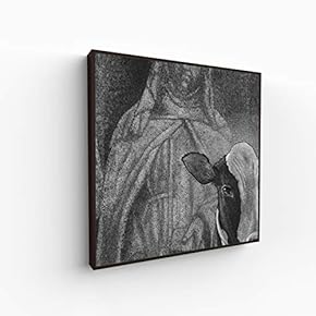 Canvas Wall Art for Living Room, Bedroom Portrait Framed Canvas Prints for Home Decoration Ready to Hang - 16x16 inches