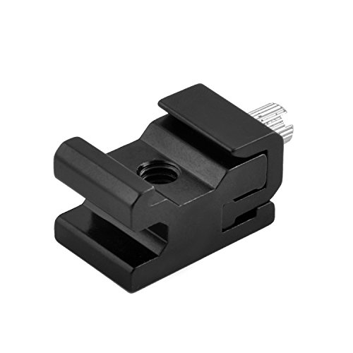 5 Pack Metal Hot Shoe Flash Stand Adapter with 1/4” Threaded for Stand Flash Lighting Bracket - Thumbnail 2