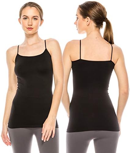 Amazon.com: Melody Women Sexy Front Criss Cross Straps Camisole