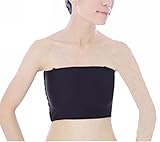 UGET Women's Strapless Short Corset Les Lesbian Tomboy Chest Binder Tops
