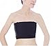 UGET Women's Strapless Short Corset Les Lesbian Tomboy Strapless Chest Binder Tops US 4-6/Asia XL Black