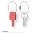 elago Keyring Headphone Splitter for iPhone, iPad, iPod, Galaxy and Any Portable Device with 3.5mm (Italian Rose)