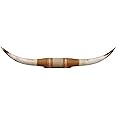 Shawnee Trading Post Unisex Authentic Large Steer Horns Tan One Size