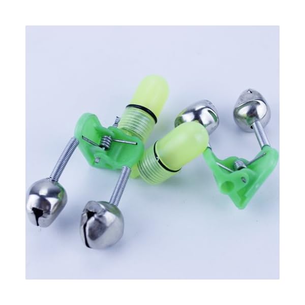 New-Night-Fishing-Rod-Tip-LED-Light-Clip-Rod-Twin-Bells-Ring-Bite-Alarm-Fishing-Tackle