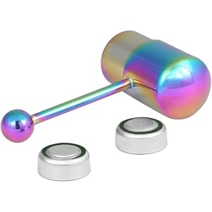 Jorzer Tongue Piercing Bar Vibrating Barbell Stainless Steel Tongue Stud Rings Body Piercing Jewelry Colorful