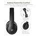 TaoTronics Wireless Headset Over Ear Headphones with Lightweight Memory Foam Ear Pads & Dual 40mm Drivers (3.5mm AUX, On Ear Controls, EQ Bass, 15 Hour Audio Playback)