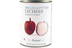 Roland Whole Lychees in Heavy Syrup (20 oz Cans) 2 Pack