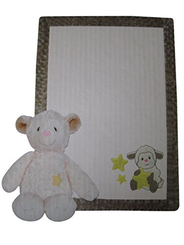 Patchwork pal reversible applique blanket and plush - l…