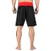 Elite Sports NEW ITEM Black Jack Series Fight Shorts,Red,Large