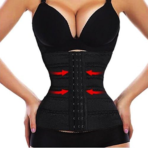 FEELSEXY Women Workout Waist Tummy Trainer Corset Waist Cincher Shaper Slimmer