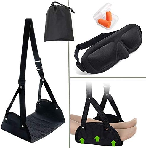 Tengcong フットレスト 足置き 飛行機 足らくらく 機内リラックスグース 海外旅行 トラベル a W新作送料無料 オフィス デスク 携帯用 夜行バス 便利 チェーア 新幹線 車用 トラベルグッズ 収納パック付き