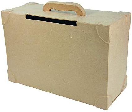 Decopatch Caja de Papel maché Maleta para Boda, marrón: Amazon.es: Hogar
