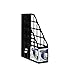 Rubbermaid Techfile Plastic Magazine File, 3 x 9 5/8 x 11 5/8 Inches, Black (40406ROS)