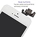 For iPhone 5 Screen Replacement Home Button, Arotech 4.0 inch Full Assembly LCD Display Digitizer Touch Screen Repair Tool Kit Tempered Glass (i5 White)