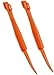 GOLF Citrus Peeler in Bright Orange Color - Replaces Tupperware Peeler (2 pcs (Bright Orange))