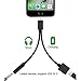 KPAO 2in1 Lightning to 3.5mm Audio Adapter and Lightning Charging Port for iPhone Support iOS 10.3 (black)