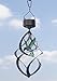 Wind Spinner Solar Light, LED Wind Chimes, Outdoor Decor Changing Color Ball Wind Chimes Solar Hanging Lantern for Home Garden Outdoor Decoration