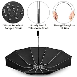 G4Free Large Umbrella 54 Inch Windproof Travel