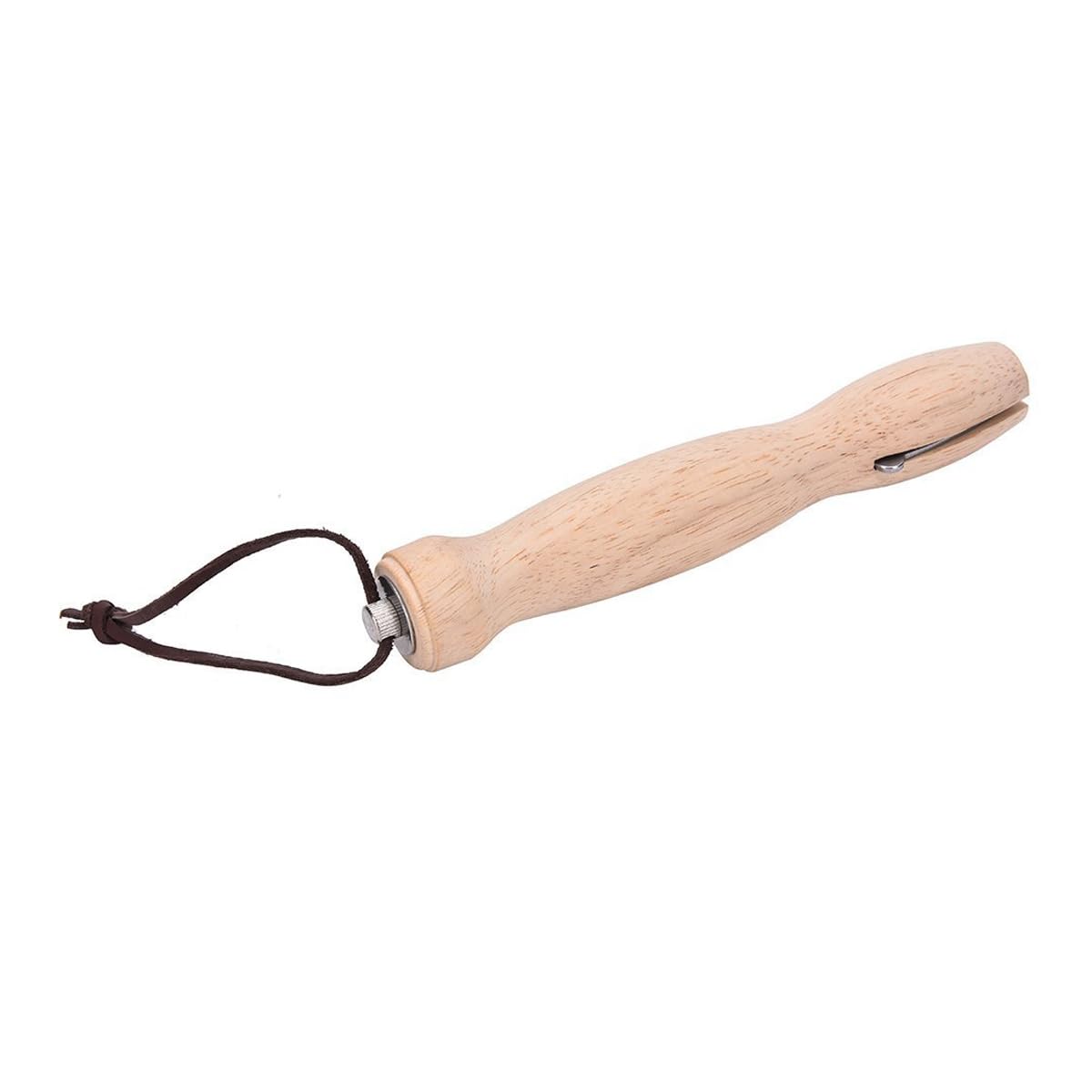 Tiardey 2Pcs BBQ Skewers Wooden, Handle Long Campfire Telescopic BBQ Fork, BBQ Accessories Kebab Forks, for BBQ, Campfire and Camping